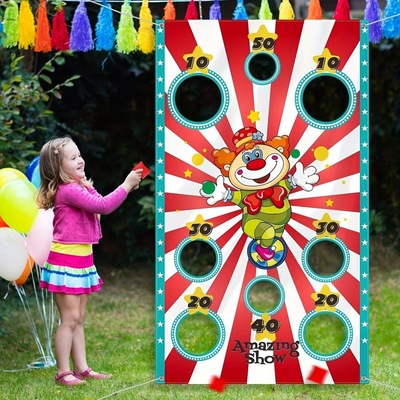4th Of July Decor Independence Carnival Circus Games Sandbag Flag Party