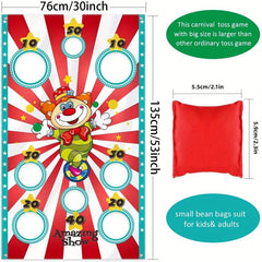 4th Of July Decor Independence Carnival Circus Games Sandbag Flag Party