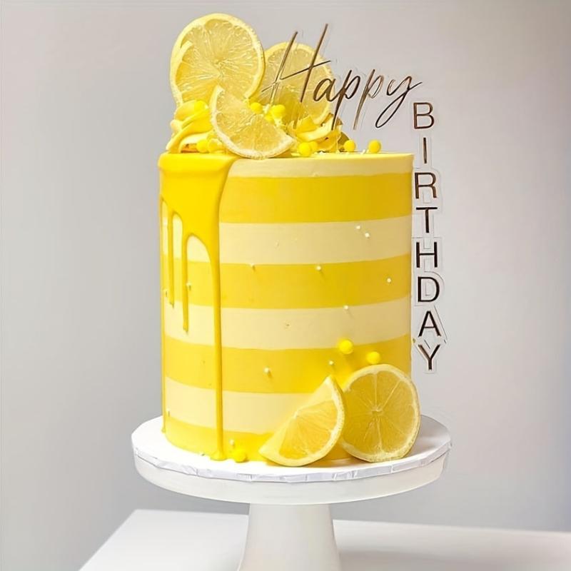 Love You Forever Happy Birthday Cake Topper Acrylic Cupcake Topper