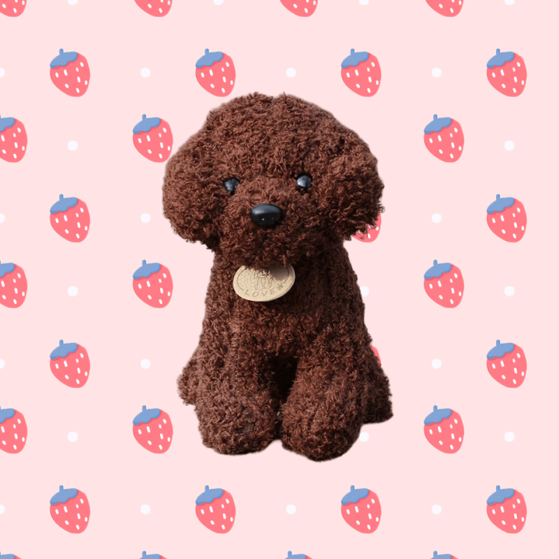 Soft Teddy Dog Plush Doll 19.99x8.0cm Birthday Party Toy