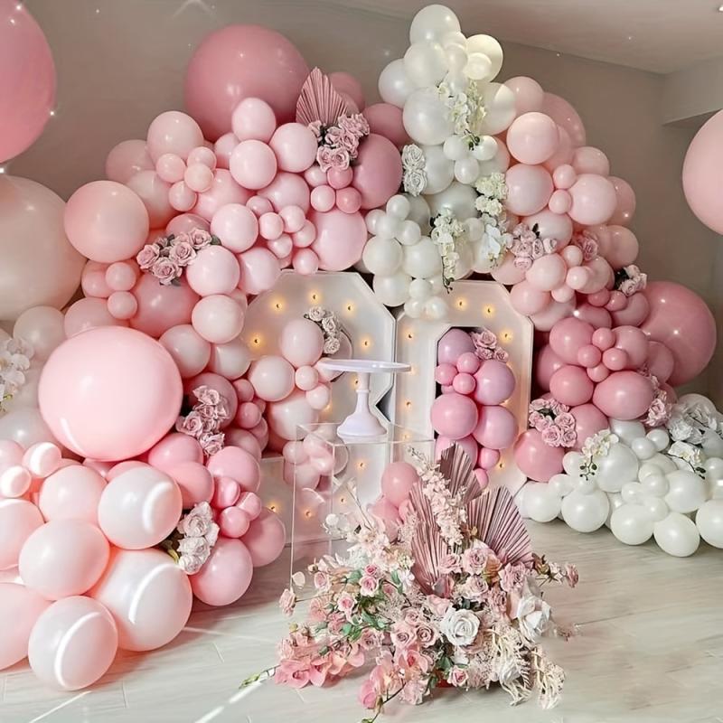 50pcs Light Pink Balloons 12 Garland Arch Kit For CowGirls 16th Birthday