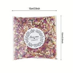 8 Packs Natural Wedding Confetti Dried Flowers Rose Petals Bridal Shower Decor