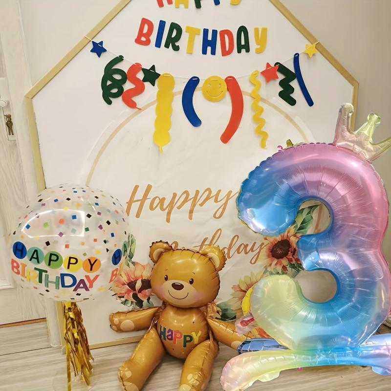 81 Standing Digital Balloon Number 0 9 Party Decoration Wedding Decoration