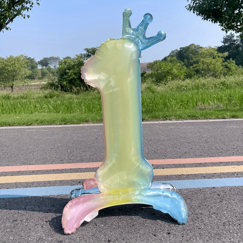 81 Standing Digital Balloon Number 0 9 Party Decoration Wedding Decoration