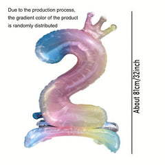 81 Standing Digital Balloon Number 0 9 Party Decoration Wedding Decoration