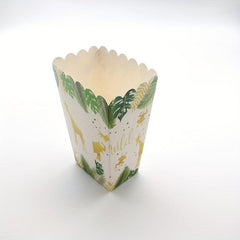12pcs Jungle Animals Popcorn Box Snack Treat Box