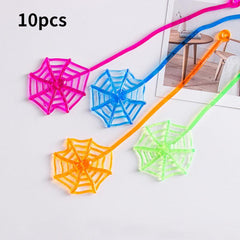 10pcs Sticky Spider Wall Climbing Novelty Toys Birthday Halloween Party Favors