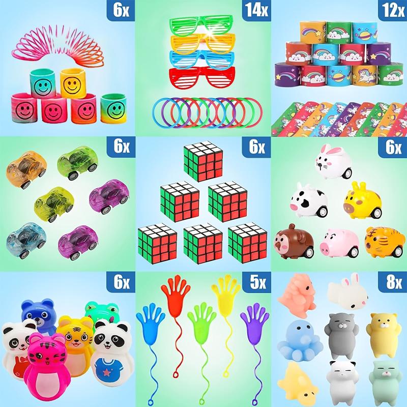 136pcs Fidget Toys Bulk Party Favors Classroom Rewards