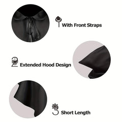 Medieval Cowl Hooded Cloak Halloween Grim Cowl Poncho Cosplay Costume
