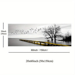 Industrial Style Bridge Scenery Canvas Painting Art for Home and Office Decor
