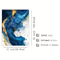 3pcs & Golden Abstract Canvas Prints Abstract Art Minimalism Bedroom Decor