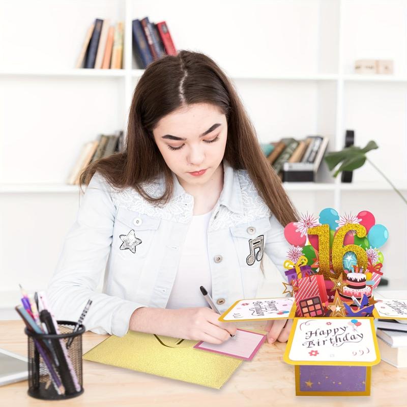 3D Pop Up Birthday Card for Girls and Boys - Perfect Gift
