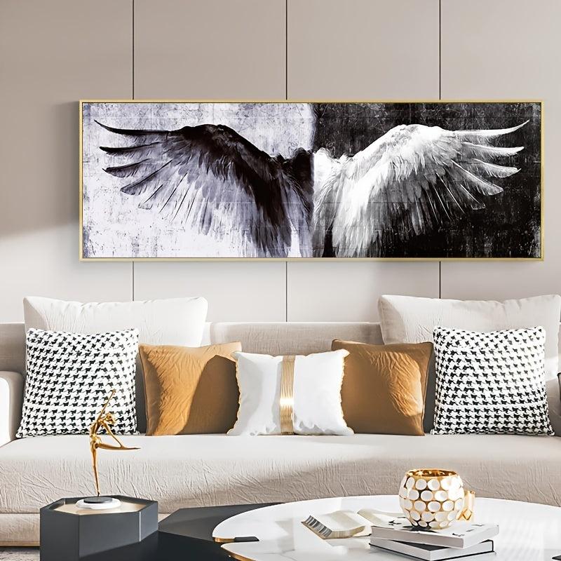 Modern Angel Wings Canvas Art Wall Decor for Home Office