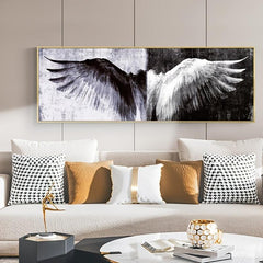 Modern Angel Wings Canvas Art Wall Decor for Home Office