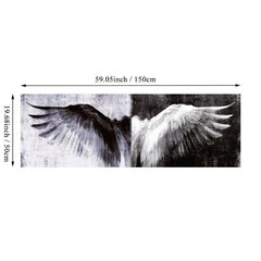 Modern Angel Wings Canvas Art Wall Decor for Home Office