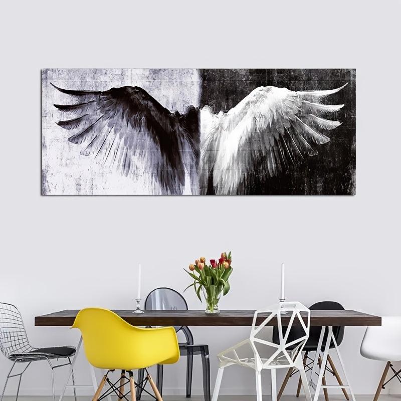 Modern Angel Wings Canvas Art Wall Decor for Home Office