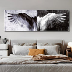 Modern Angel Wings Canvas Art Wall Decor for Home Office