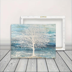 Framed Abstract Tree Canvas Art Poster 30x39 Cm