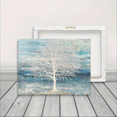 Framed Abstract Tree Canvas Art Poster 30x39 Cm