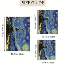 Abstract Starry Night Game Wall Poster Canvas Painting