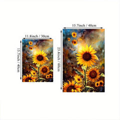 Modern Sunflower Canvas Wall Art