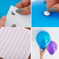 100 Points Balloon Attachment Glue Dot Ceiling Wall Stickers