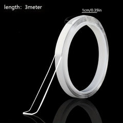 Transparent Nano Tape Strong Adhesive 1m 3m