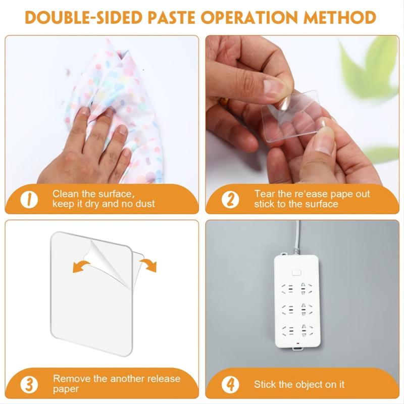 20Pcs Double Sided Waterproof Wall Sticker Nano PVC Tape