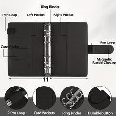 Budget Binder with Zipper Envelopes & Expense Sheets