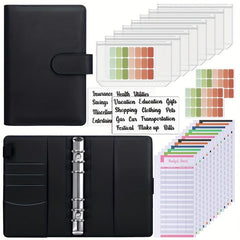 Budget Binder with Zipper Envelopes & Expense Sheets