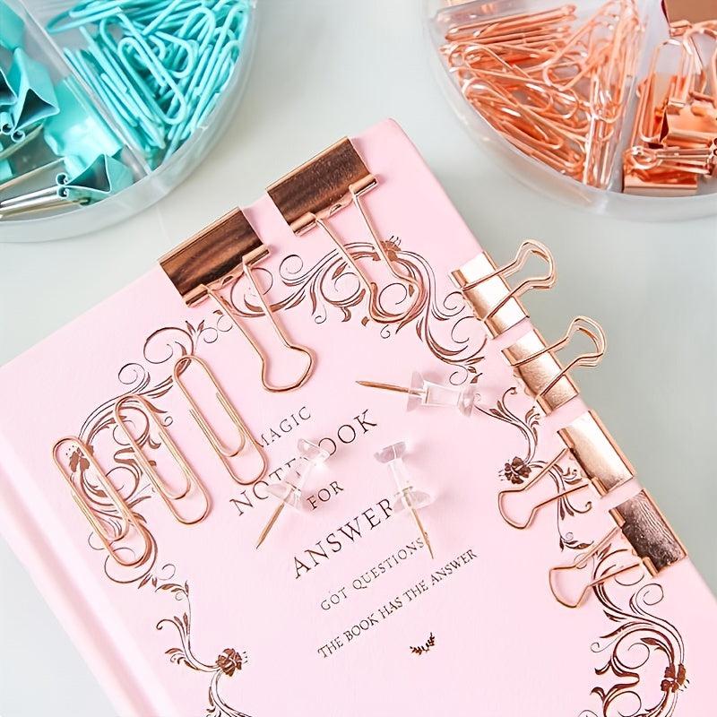 72pcs Long Tail Paper Clip Box
