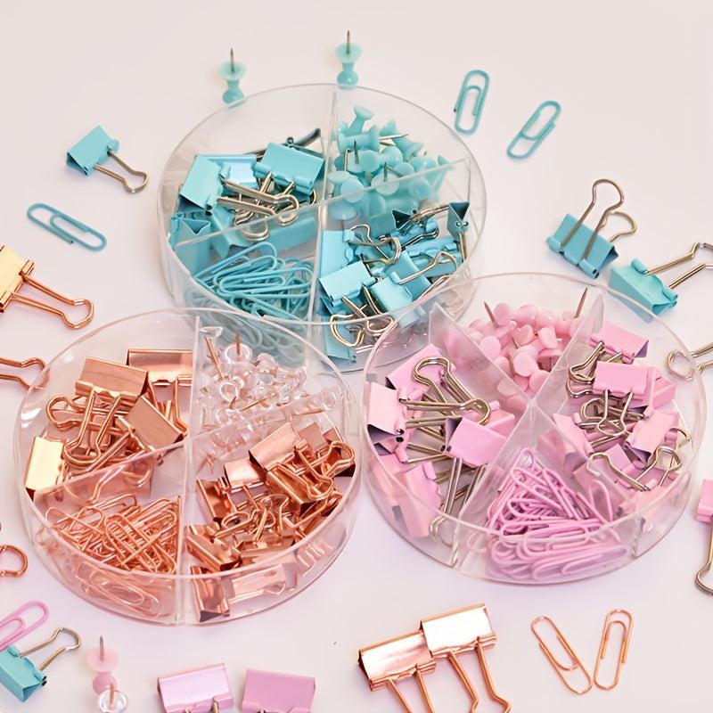 72pcs Long Tail Paper Clip Box