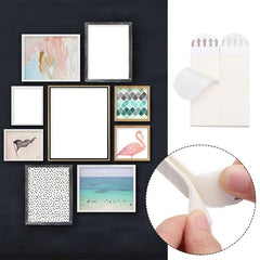 6pairs Non-Marking Magic Button Hanging Strips