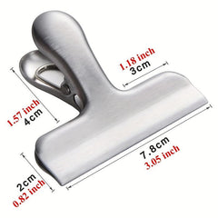 Stainless Steel Paper Clips for Office and Home Use - Various Sizes