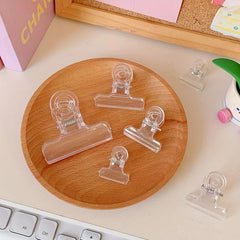 5pcs Clear Clips Sealing Pliers for Food & Snacks Kitchen Accessories