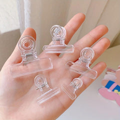 5pcs Clear Clips Sealing Pliers for Food & Snacks Kitchen Accessories
