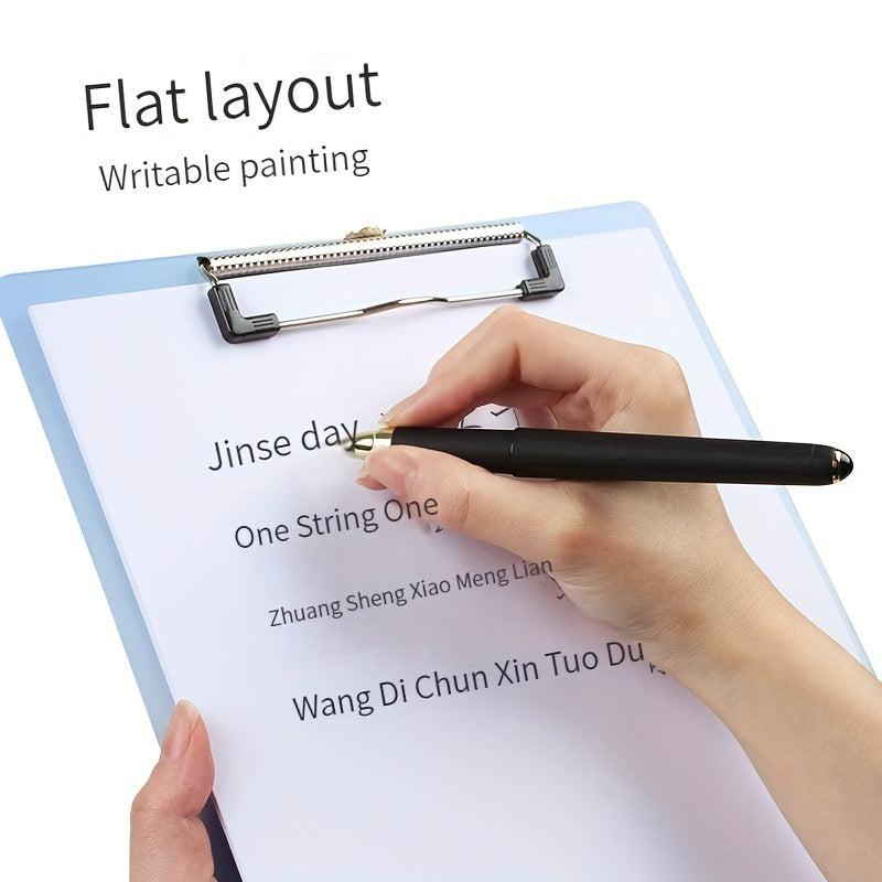 Reusable Plastic Clipboard A5 Record List Board