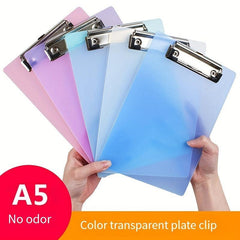Reusable Plastic Clipboard A5 Record List Board