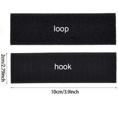 20pcs Hook And Loop Strips Double Sided Tape Heavy Duty Mounting Strips