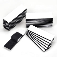 20pcs Hook And Loop Strips Double Sided Tape Heavy Duty Mounting Strips
