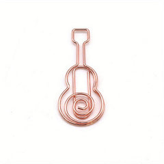 10pcs Music Notes Guitar Paper Clips for Students