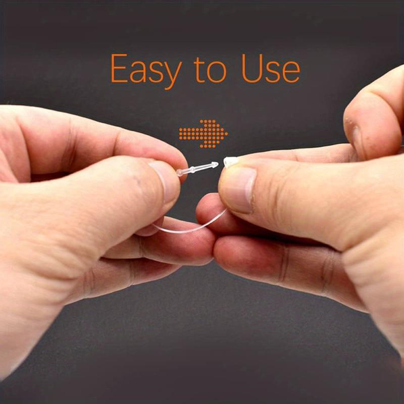 3000pcs Plastic Fastener Hang Tag Snap Lock Pin Security Loop Clothing Tags