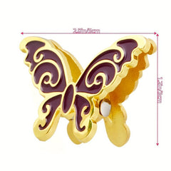 2Pcs 5.08cm Butterfly Binder Clips & Paper Clamps