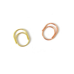 60pcs 25mm Paper Clips Mini Metal Paper Clip for Planners & Office Supplies