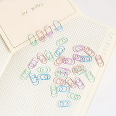 100pcs Mini Small Love Special shaped Colorful Paper Clips