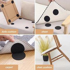 20 Pairs Anti-curling Carpet Tape Non-slip Stickers Carpet Gripper