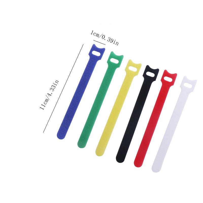 100pcs Owl Shaped Reusable Fastening Cable Ties for Cable Management