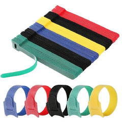 100pcs Owl Shaped Reusable Fastening Cable Ties for Cable Management