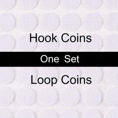 400 Pcs 10mm Diameter Self Adhesive Hook and Loop Dot Tape