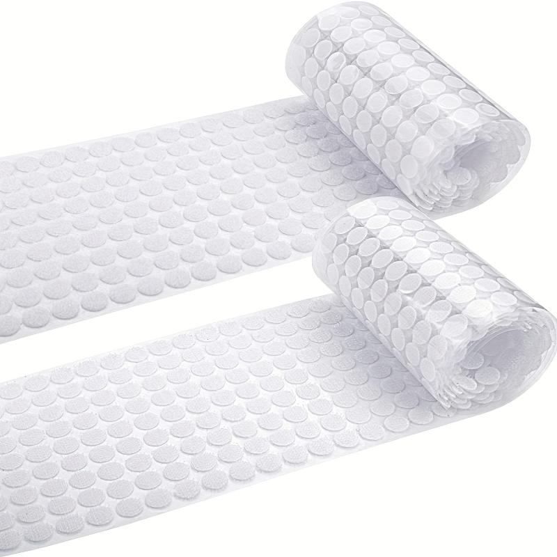 400 Pcs 10mm Diameter Self Adhesive Hook and Loop Dot Tape
